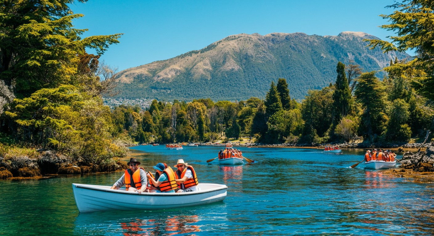 Paseo en barco en Bariloche