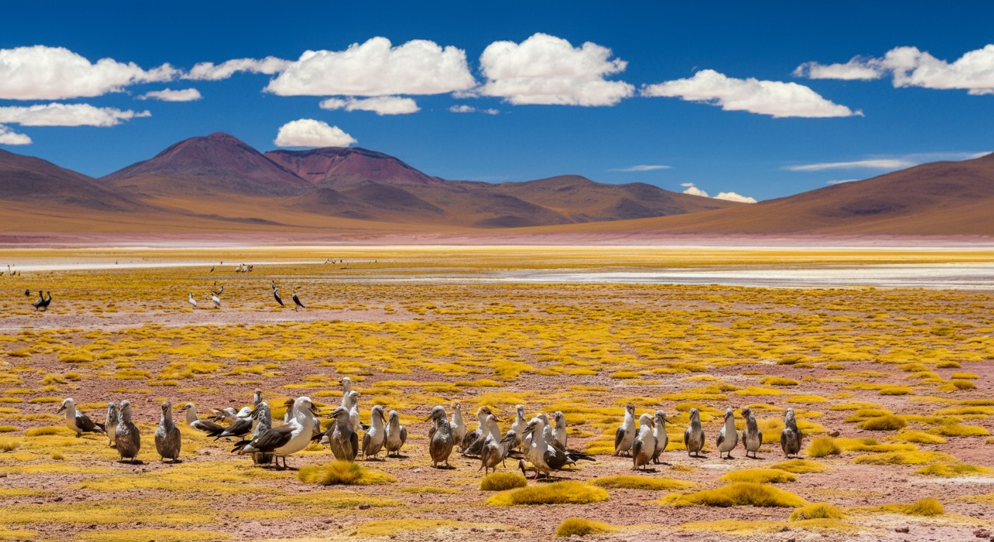 Observation des oiseaux dans l'Altiplano