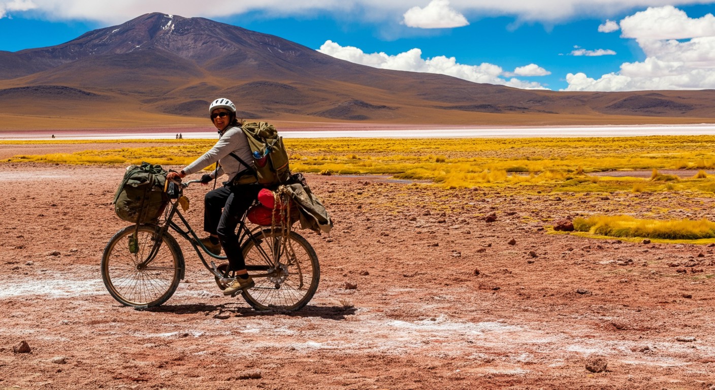 Radfahren in den Wüsten des Altiplano