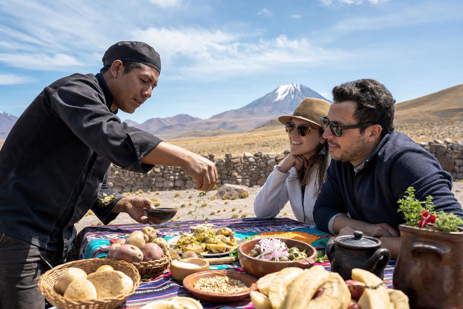 Experiências gastronômicas no Altiplano
