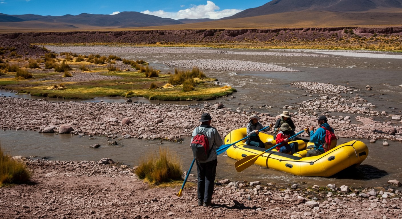 Rafting no Desertos do Altiplano