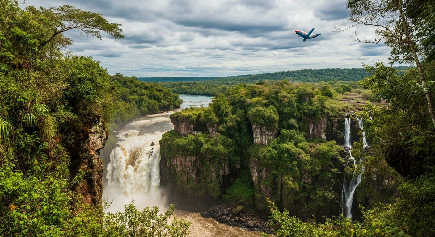 Vol d’avion à Iguazu : panorama unique