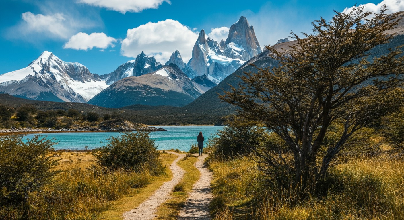 Tirolesa en la Patagonia Argentina