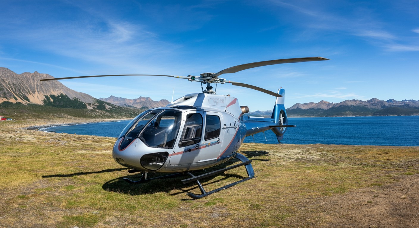 Vuela en helicóptero sobre Ushuaia