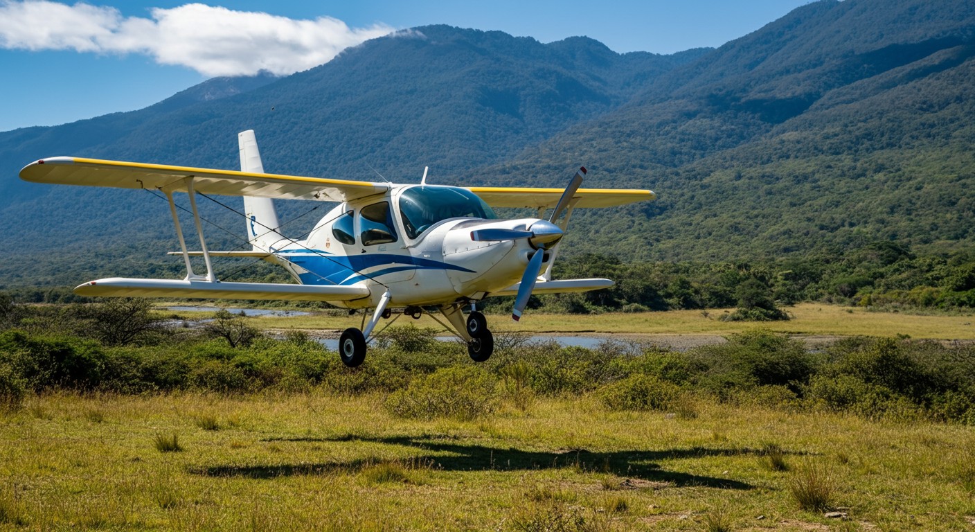 Flugzeug Flug durch Argentinien