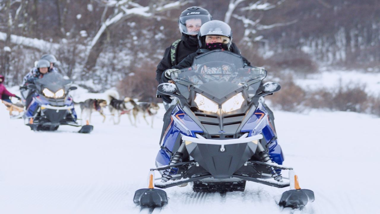 Full-day Winter Experience With Huskies, Snowshoes, And Snowmobile (7)
