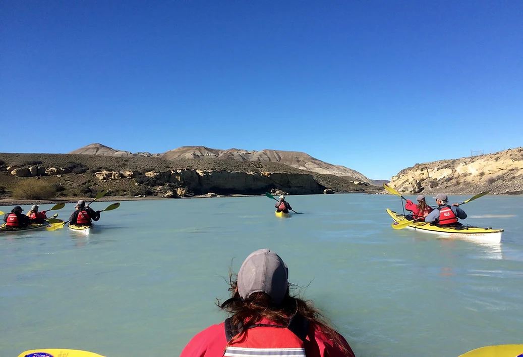 Kajak Auf Dem Argentino-see foto 4