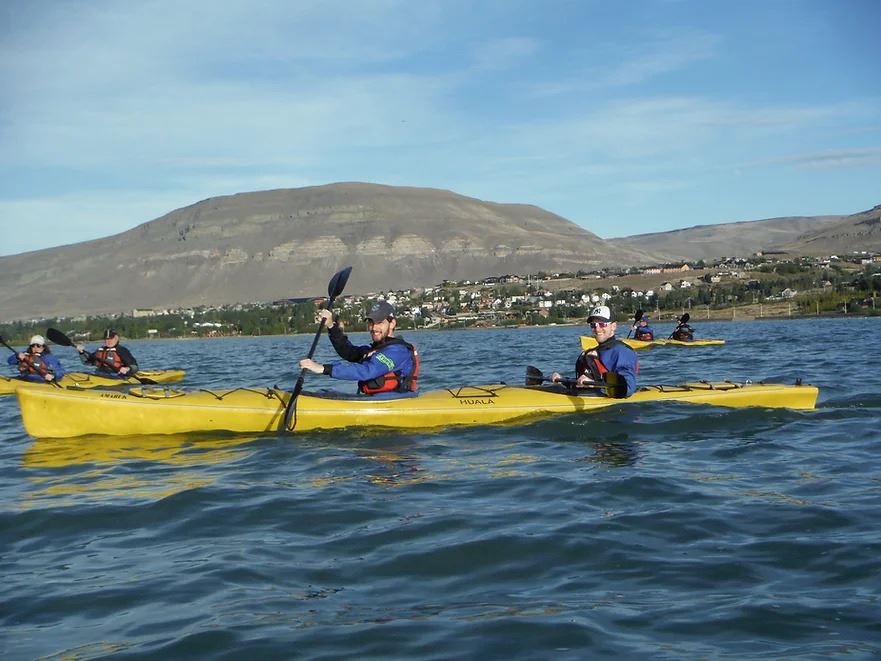 Kajak Auf Dem Argentino-see foto 5