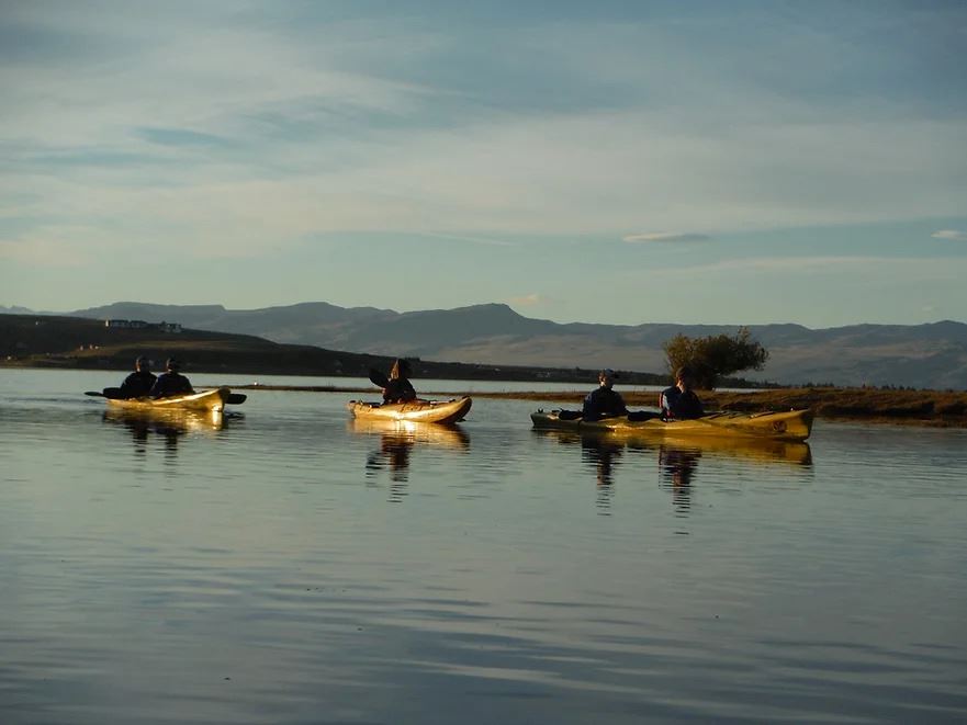 Kajak Auf Dem Argentino-see foto 1