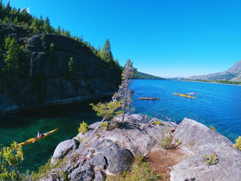 Kayak En Puerto Patriada