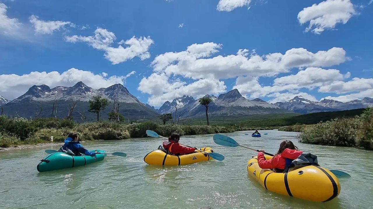 Packrafting En Río Olivia