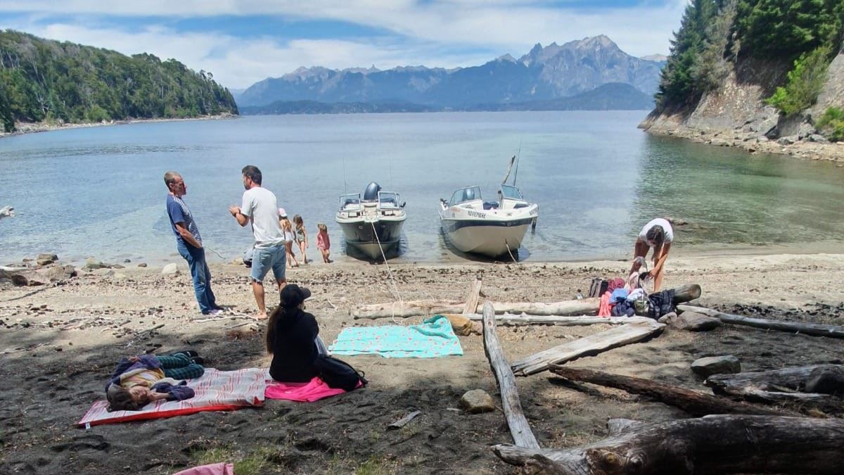Pesca Con Trolling En El Lago Nahuel Huapi